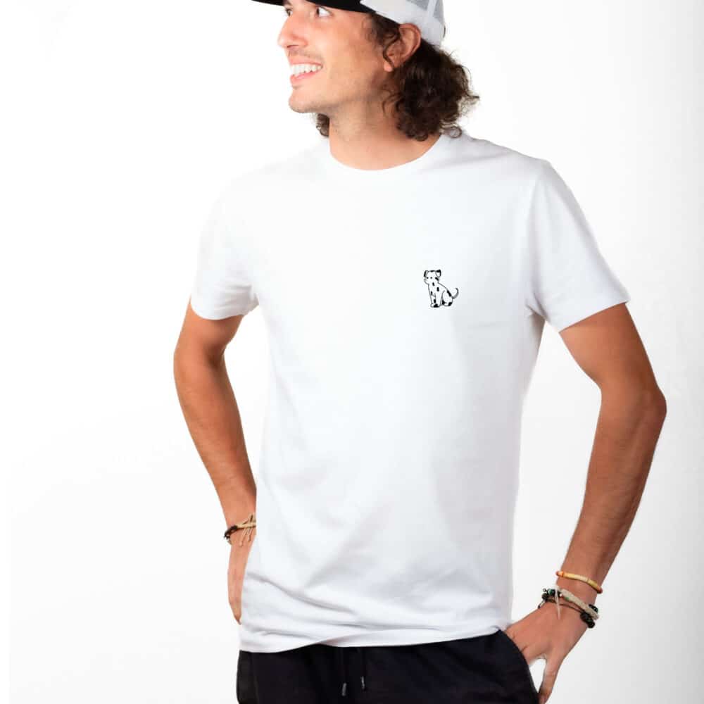 00106 T shirt Homme blanc Dalmatien
