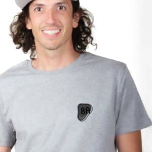 01035 T shirt Homme gris 8A zoom