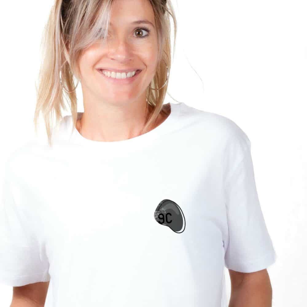 01051 T shirt femme blanc 9C zoom