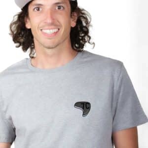 01056 T shirt Homme gris 7C zoom