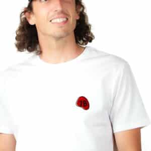 01057 T shirt Homme blanc 7B zoom