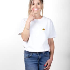 01141 T shirt femme blanc Burger