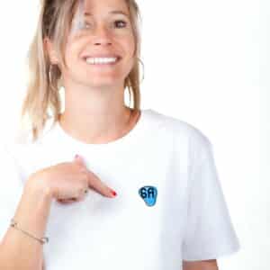 01213 T shirt femme blanc 6A zoom