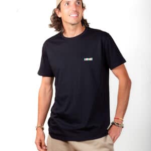 01232 T shirt homme noir Parrain