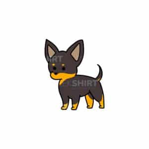 00085 TS BLANC pinscher