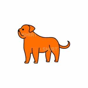 00100 TS BLANC Dogue de bordeaux