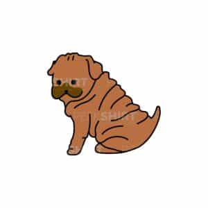 00199 TS BLANC Shar Peï