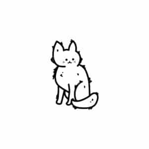 00241 TS BLANC Chat angora