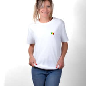 00484 T shirt femme blanc Mali