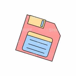 00586 TS BLANC disquette