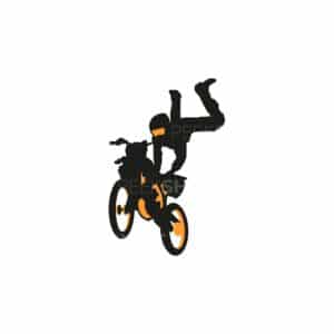 00706 TS BLANC Figure moto