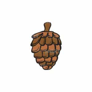 01330 TS BLANC pomme de pins