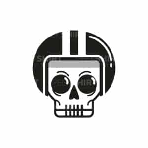 01339 TS BLANC casque tête de mort
