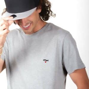 00021 T shirt homme gris Papi Zoom