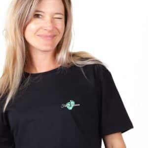 00035 T shirt femme noir Future Maman Zoom