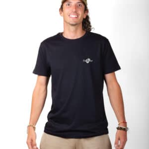 00038 T shirt homme noir Futur Papi