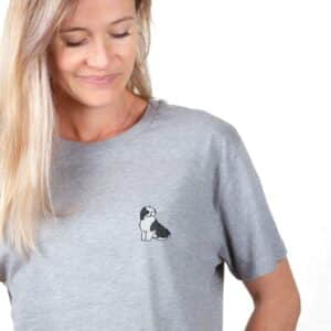 00159 T shirt femme gris Bobtail Zoom