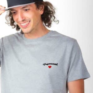 00894 T shirt homme gris Papounet Zoom
