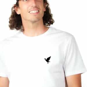 01300 T shirt homme blanc Canard Zoom
