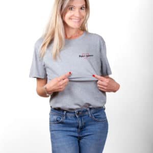 01776 T shirt femme gris Super Maman