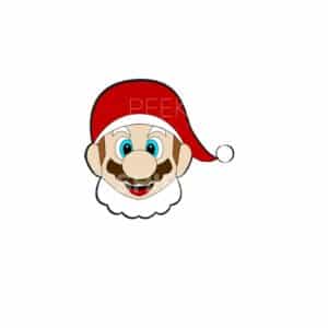 01786 TS BLANC Super Mario Noël