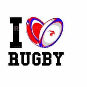 01798 TS BLANC I love Rugby
