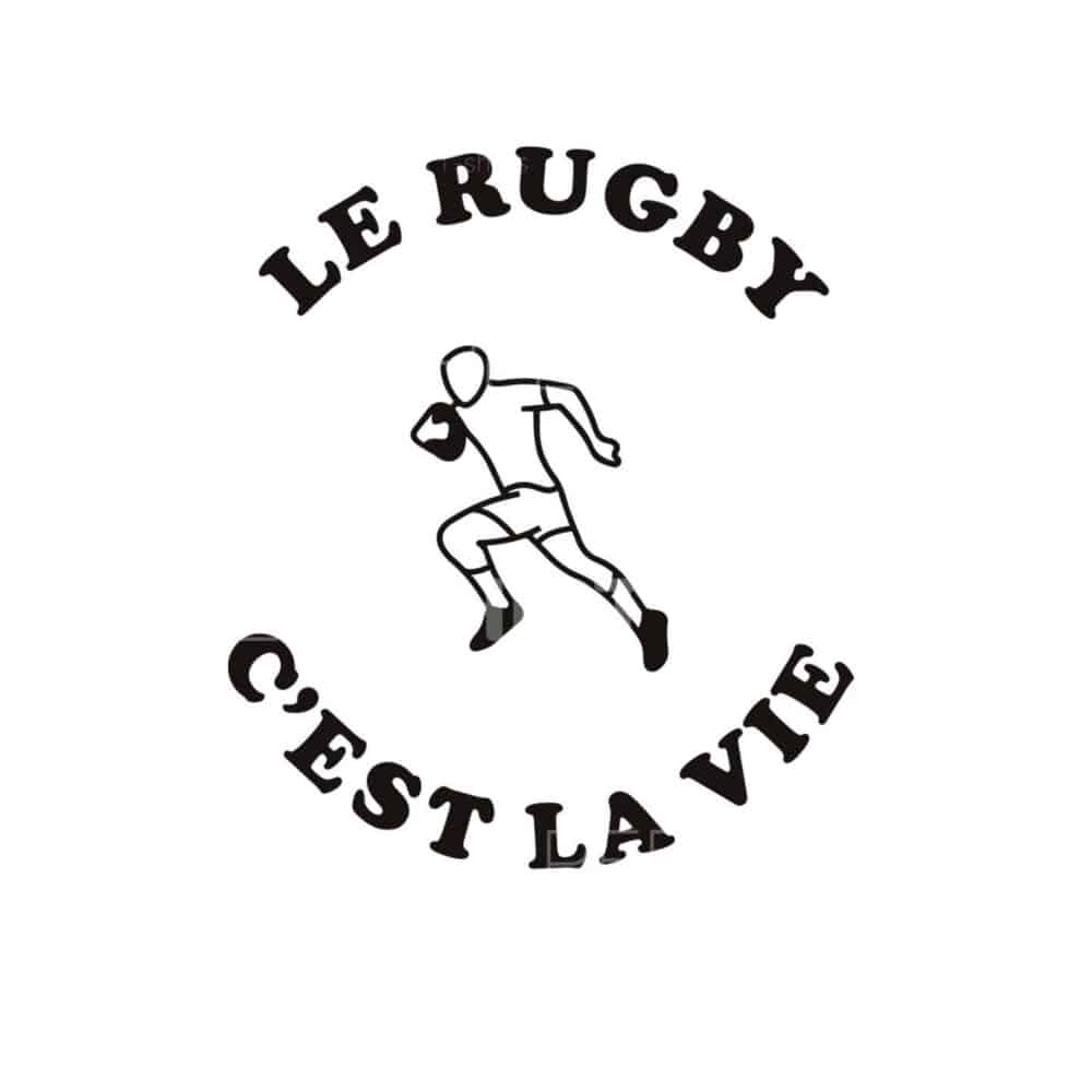 01804 TS BLANC Le rugby c_est la vie