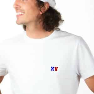 01810 T shirt homme blanc XV (de France) Zoom