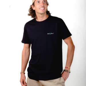 01823 T shirt homme noir Super Frérot