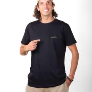 01835 T shirt homme noir Super Parrain