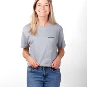 01839 T shirt femme gris Super Marraine