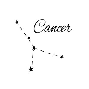 01948 TS BLANC Signe Astrologique Cancer - constellation