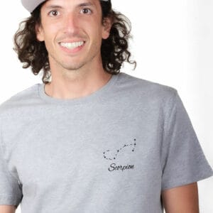 01962-T-shirt-Homme-gris-Signe-Astrologique-Scorpion---constellation- zoom